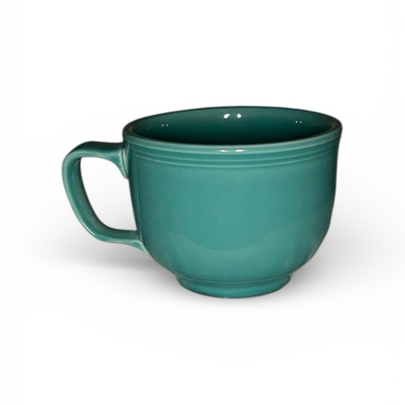 Pair of Fiestaware Jumbo Turquoise 18oz Cup - Picture 2 of 7